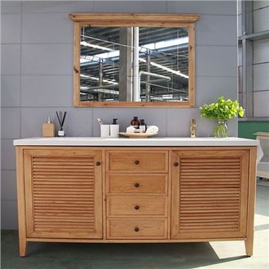 Vanity sink doppju ta '60 pulzier